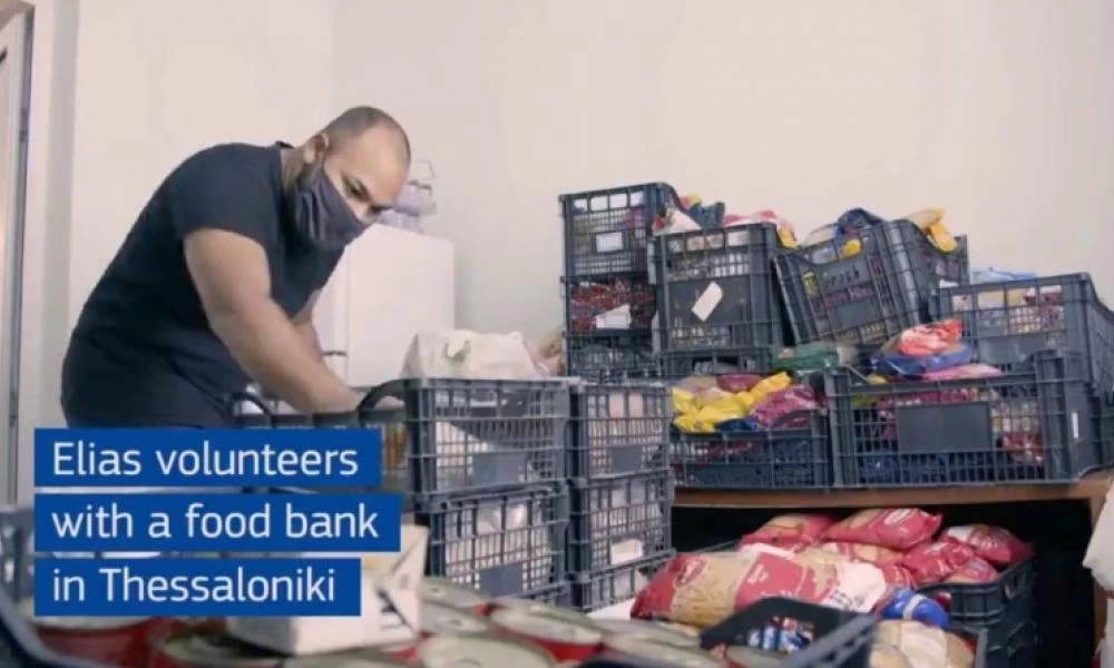 Ελληνικό tweet από την Φον ντερ Λάιεν σε Θεσσαλονικιό εθελοντή